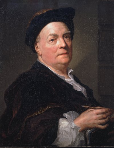 Portrait of Louis du Silvestre by Anton Raphael Mengs